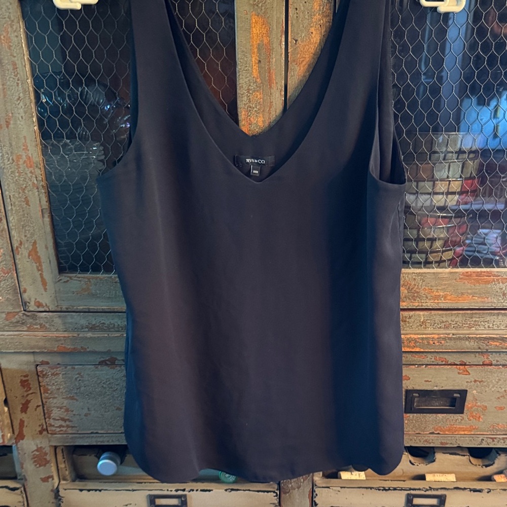 RW&CO. Navy Blue Tank Top